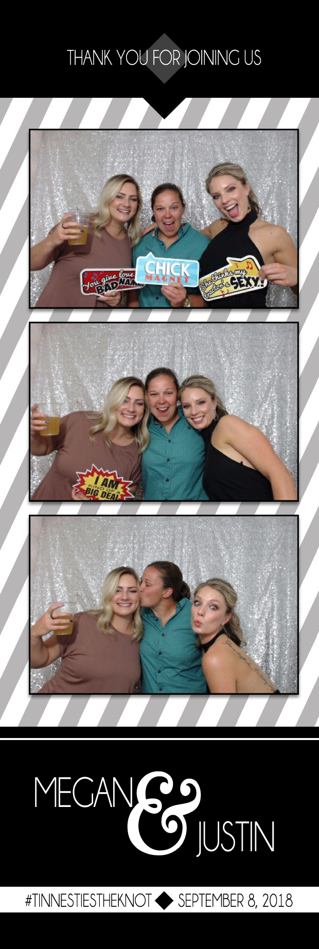 Megan and Justin's Wedding | View more photos from the event at gallery.photoboothbillings.com/u/PhotoBoothBillings/Megan-and-Justins-Wedding
